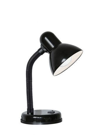 מנורת שולחן לד הברגה שחורה