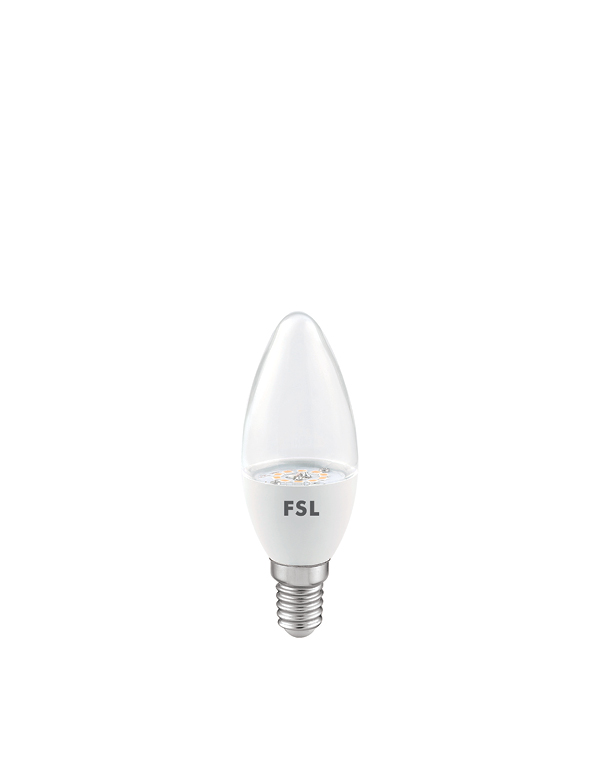 FS-C35-7W-PA-D-CLE14 נורת נר שקוף 7W בסיס E14