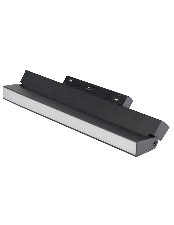 LINE-MILKBOOK-CCT-18W גוף תאורה מגנטי חלבי מתכוונן דגם LINE צבע שחור 18W