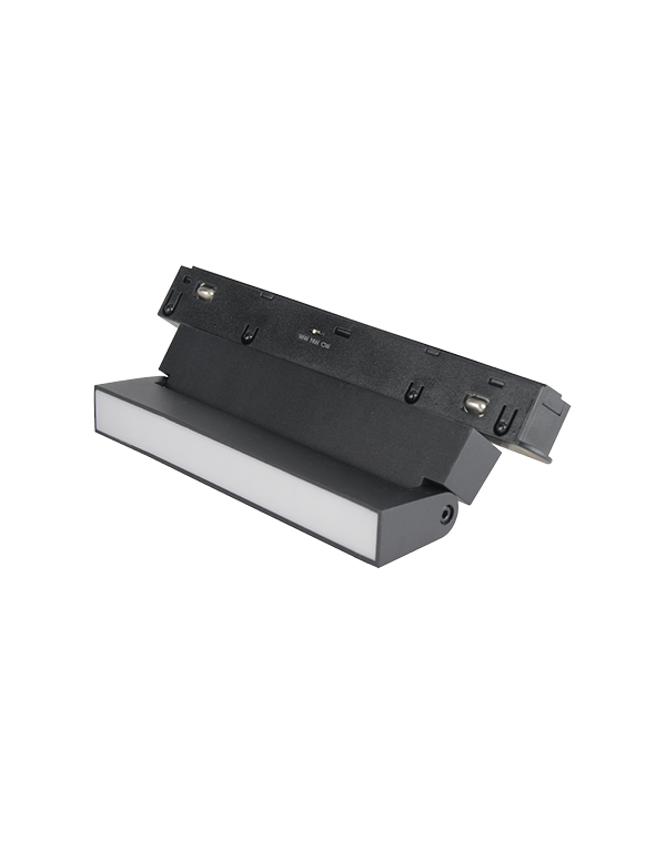 LINE-MILKBOOK-CCT-6W גוף תאורה מגנטי חלבי מתכוונן דגם LINE צבע שחור 6W