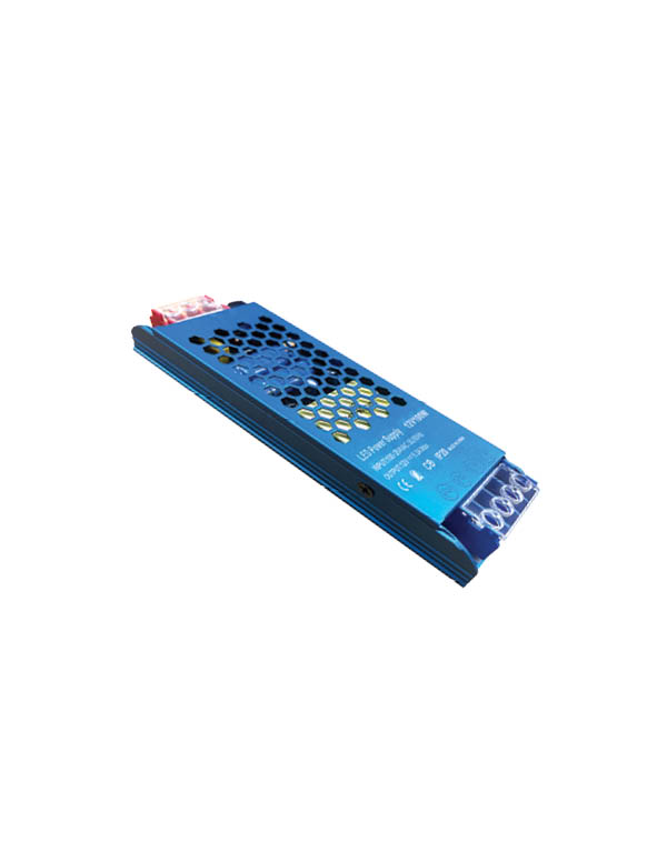 OM-12V-100W-M שנאי מתכת צר 12V, זרם 8.5A, הספק 100W