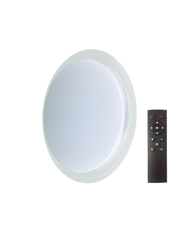 OM-BRILL-80W-RC-1 צמוד תקרה דגם BRILLIANT גוון אור משתנה וטיימר
