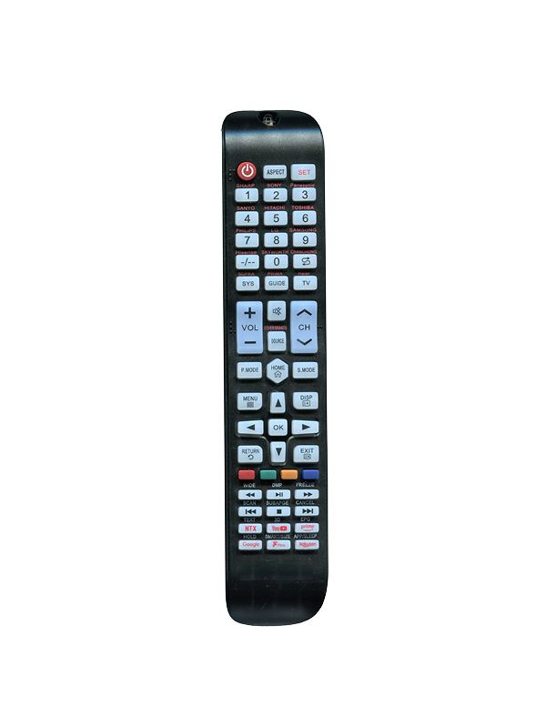 SI-TV-UN2P-1 שלט אוניברסאלי לטלוויזיות דגם 2+