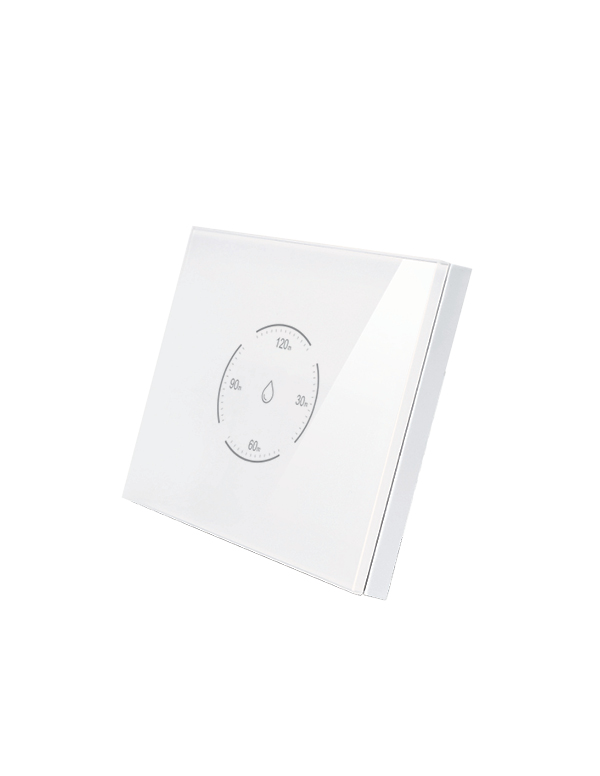 TCH3-BOILER-120-WH-T מפסק טיימר דוד רוחבי TOUCH GLASS לבן